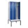locker met bank,voor scheiding van kleding,HxBxD 2120x900x815mm,3vak