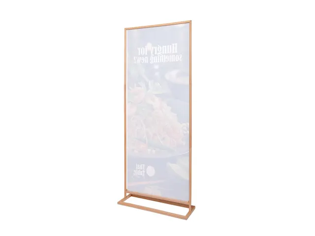 Banner Stand Rustiek 85x200cm Beukenhout Frame