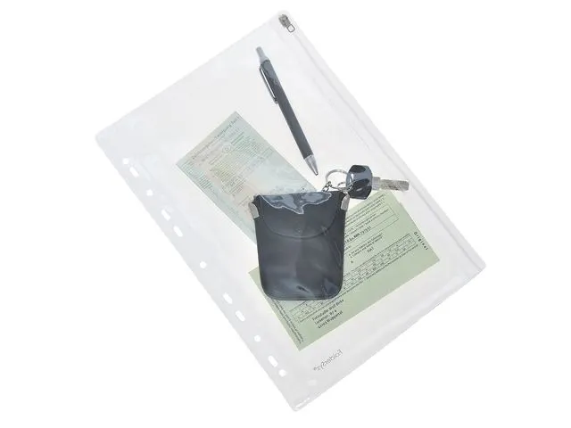 verzamelhoes A4 met perforatierand en ritssluiting