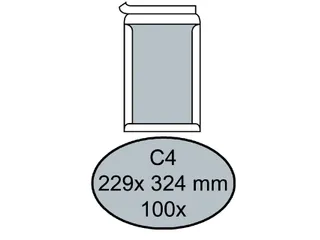 Envelop Quantore Bordrug C4 229x324mm Wit Zelfklevend - 1