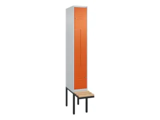 Z-garderobekast,HxBxD 2120x300x815mm,2vak,vak B 300mm,cil.-slot - 1