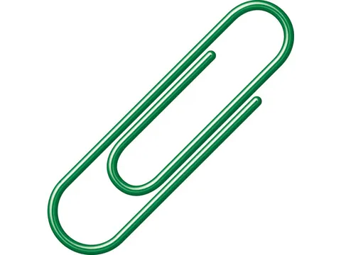 Paperclips Alco 26mm rond doos a 100 stuks donkergroen