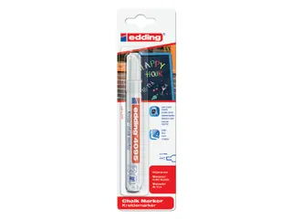 Krijtstift edding 4095 rond wit 2-3mm blister - 2