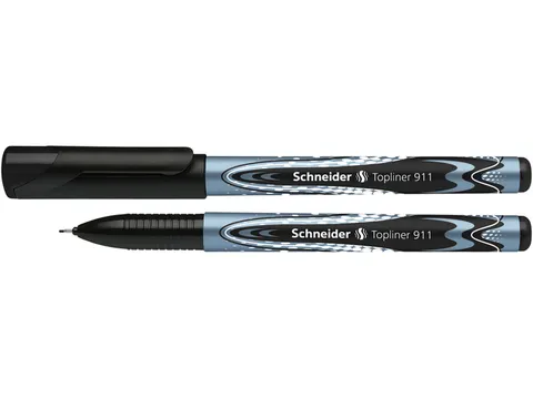 Fineliner Schneider Topliner 911 Zwart 0.4mm