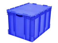 Euronorm Stapelkrat Pp 538x800x600mm 212l Standaardbodem Deksel