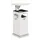Combi-Asbak Staal 910x395x395mm Overkapping 3 Inworpopeningen Wit
