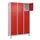 lockerkast,HxBxD 1950x1200x500mm,3x4vakken,vak B 400mm,cil.-slot