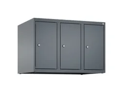 opzetkast,v. locker,3vak.,vak B 250mm,HxBxD 500x750x500mm,vleugeldeur
