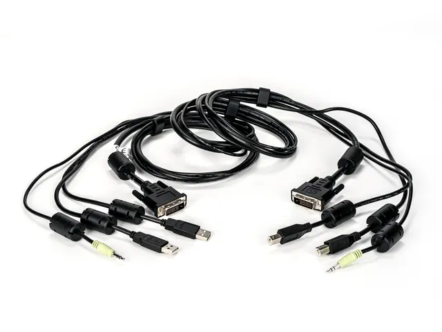 Vertiv Avocent CBL0146, 1,8 m, USB, USB, DVI-D, USB, 1-DVI-D, 2-USB, 1