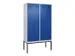 locker voor scheiding van kleding,HxBxD 2120x1200x500mm,4vak