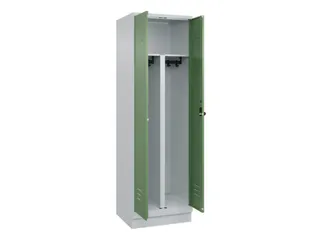 PBM-locker,HxBxD 1950x600x500mm,2vak,vak B 300mm,draaigrendel - 2