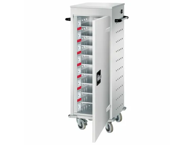 Orgami LFW 10-vaks Laptopkar Met Stroomvoorziening