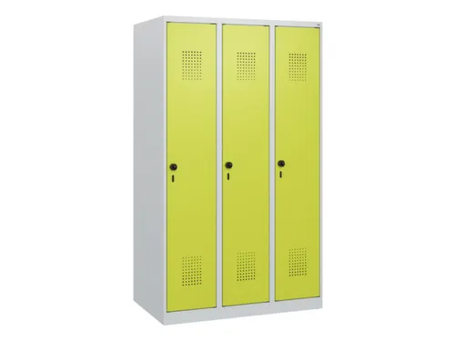 schoollocker,HxBxD 1530x900x500mm,3vak,vak B 300mm,draaigrendel