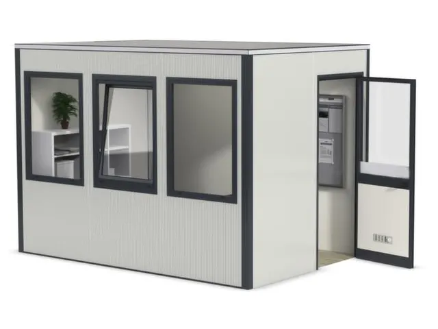 poteau d'angle,p. cabine modulaire,HxlxP 2540x95x95mm