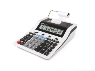 Calculator Rebell-PDC30-WB wit-zwart print - 2