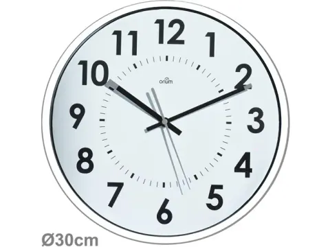 Wandklok CEP 30cm zwart/geel met maximale leesbaarheid