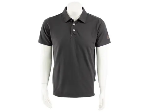 T'riffic Solid Circulair polo, antraciet, maat M, per stuk