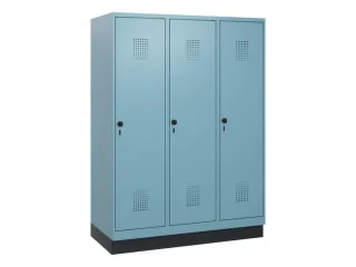 schoollocker,HxBxD 1630x1200x500mm,3vak,vak B 400mm,draaigrendel - 2