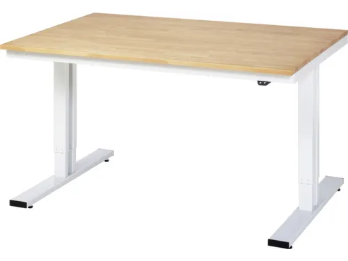 Werkbank elektrisch hoogte verstelbaar 720-1120x1500x1000mm beukblad