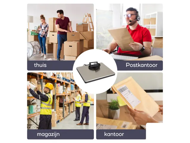 Digitale Postweegschaal Met Extern Display - 100kg / 10g