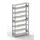 dossierstelling,grondveld,HxBxD 2500x1306x336mm,vaklast 80kg