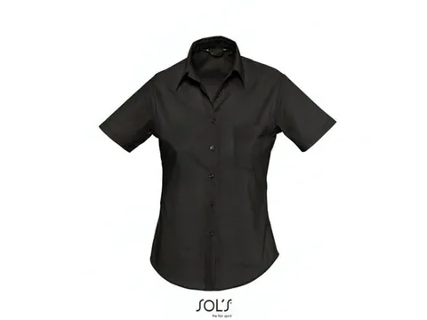 Sol'S L620 dames hemd voor SLS, zwart, maat XL, per stuk