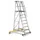 Platformladder Aluminium Bordes H X B X D 1800X 600X 630Mm 7Treden