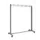 garderoberek,verrijdbaar,HxD 1800x600mm,4zwenkwielen,staal/alu,1000 mm