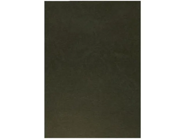 Voorblad A4 Zwart Lederlook 250 Grams Pak 100 Stuks