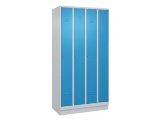 locker,HxBxD 1950x1000x500mm,4vak,vak B 250mm,cil.-slot,sokkel - 1