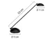 Bureaulamp Unilux Joker led zwart