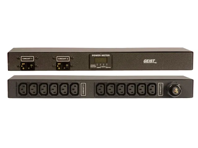 Vertiv Geist Metered, Gemeten, Gecontroleerd, 1U, Eenfasig, Horizontaa