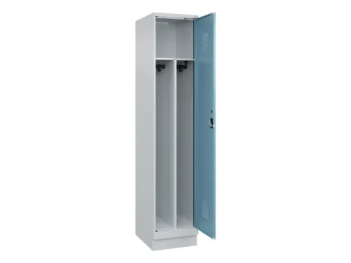 locker voor scheiding van kleding,HxBxD 1950x400x500mm,1vak