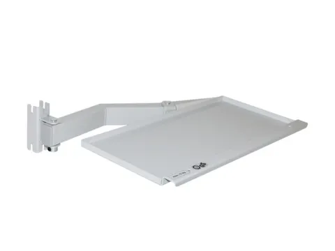 zwenkarm,v. werktafel,BxD 460x210mm,zwenkbaar/kantelbaar,staal,RAL7035