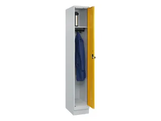locker,HxBxD 1950x300x500mm,1vak,vak B 300mm,draaigrendel,sokkel - 1
