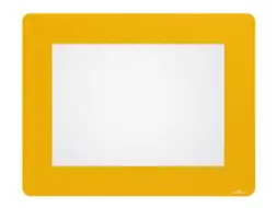 Vloersticker Durable kader voor A4 verwijderbaar geel