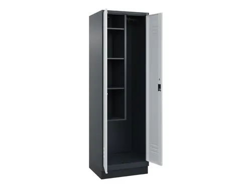 schoonmaakkast,HxBxD 1950x600x500mm,links 4vakken