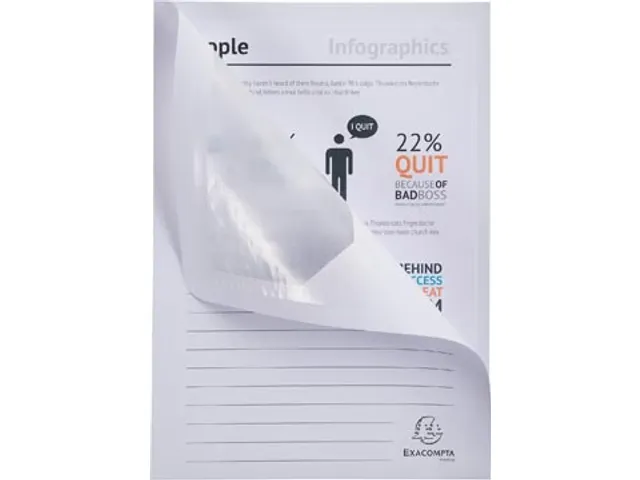 L-map Forever voor A4 25 stuks wit