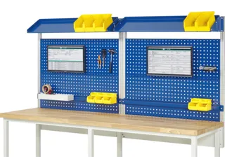 opbouwelement,v. werkbank,HxBxD 1130x2500x350mm,draagverm. 100kg,staal - 2