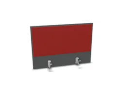 opzetpaneel bureau aanbouw achter MS-donkergrijs BN4011-rood 800mm