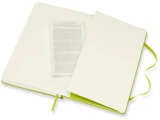 Notitieboek Moleskine large 130x210mm blanco hard cover lemon green - 5