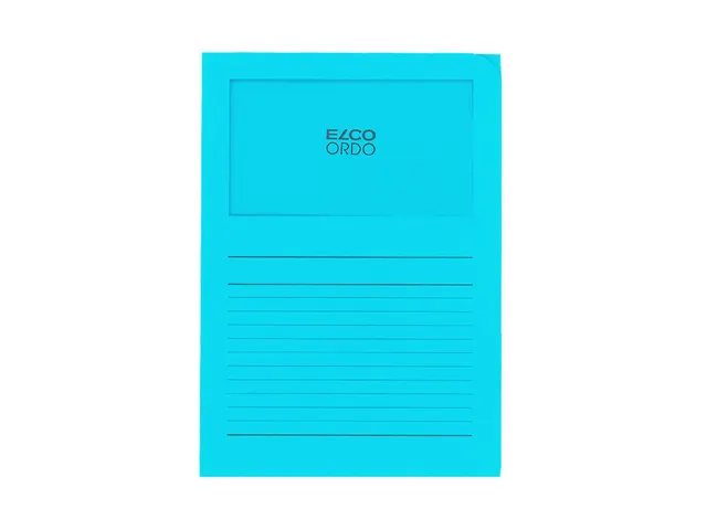 Map Elco Ordo Classico mvenst A4 120gr 220x310mm diepblauw 100st verp1