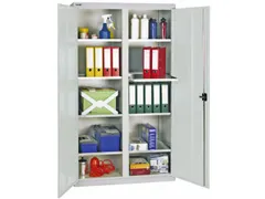 Materiaalkast Hxbxd 1800x1000x500mm 8legborden Uitschuifbaar Ral7035