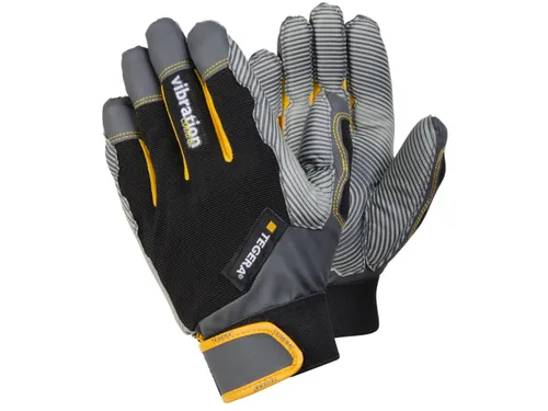 Tegera PRO 9180 anti-vibratiehandschoenen, zwart/grijs/geel, maat 9, p