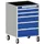 ladekast verrijdbaar 980x650x650mm 5laden romp RAL7035 front RAL5010