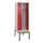 locker met bank,voor scheiding van kleding,HxBxD 2120x600x815mm,2vak