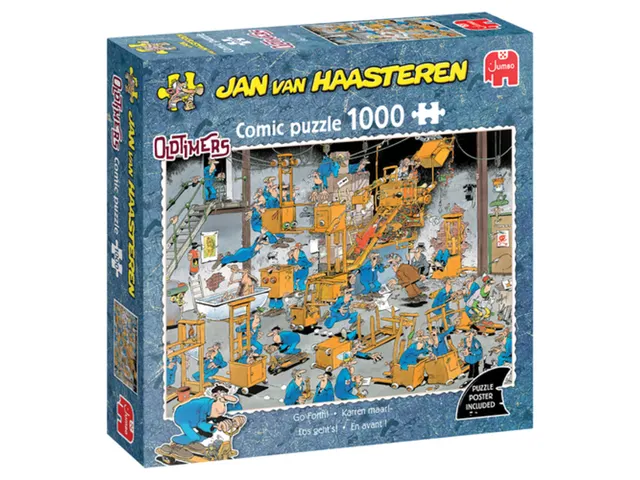 Jan van Haasteren Puzzel Oldtimers Karren maar! 1000 stukjes