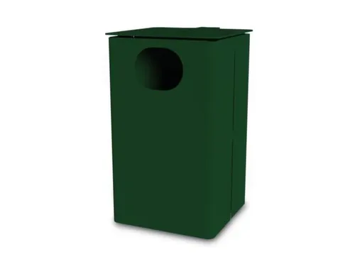 afvalbak,HxBxD 537x325x388mm,afvalbak inhoud 35l,romp staal RAL6005