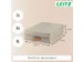 Leitz Puro Opbergdoos met deksel medium laag 8L set van 2 beige