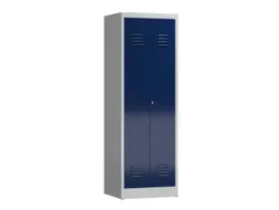 garderobekast,HxBxD 1800x590x500mm,2vak,klink,gezamenlijk afsluitbaar